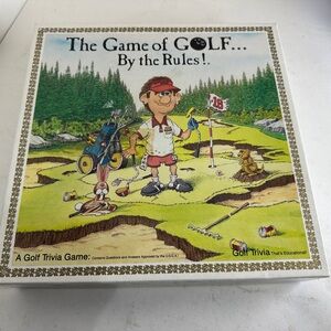 The Game of Golf... By the Rules! Board Game 1989 - Complete